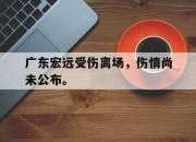 广东宏远受伤离场，伤情尚未公布。