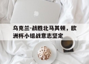 爱游戏平台官网下载电脑版-乌克兰-战胜北马其顿，欧洲杯小组战意志坚定