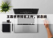 爱游戏平台官网下载电脑版-王磊世界排名上升，状态回暖。